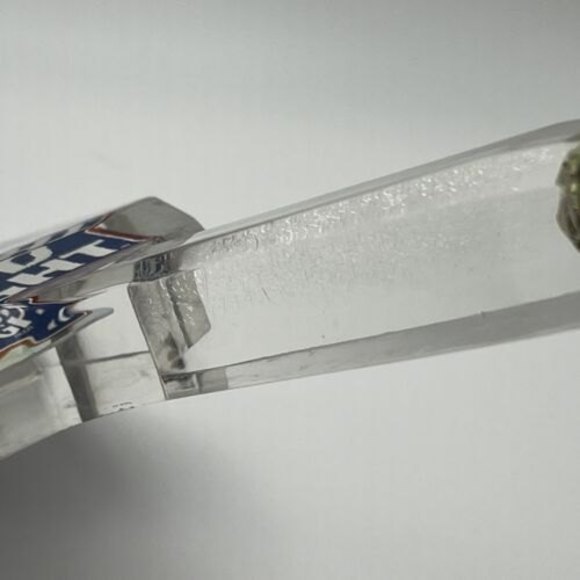 Vintage Bud Light Beer Tap Keg Handle Clear Acrylic - Picture 12 of 12